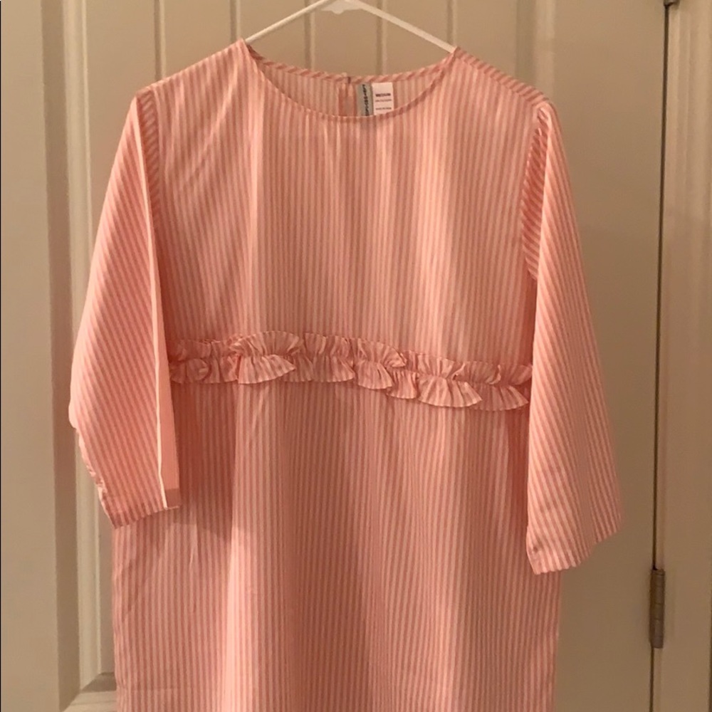 Planet motherhood pink maternity top medium